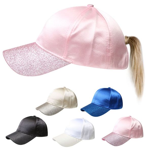 new baseball cap women glitter brim trucker caps fashion ladies solid color satin dad hats casual summer snapback hat, Blue;gray
new baseball cap women glitter brim trucker caps fashion ladies solid color satin dad hats casual summer snapback hat, Blue;gray