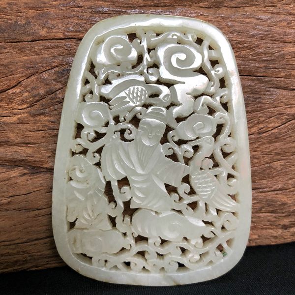 ancient jade, ming and qing dynasty jade and tianyu hollow, fortuna, pendant hp01#, Silver
ancient jade, ming and qing dynasty jade and tianyu hollow, fortuna, pendant hp01#, Silver