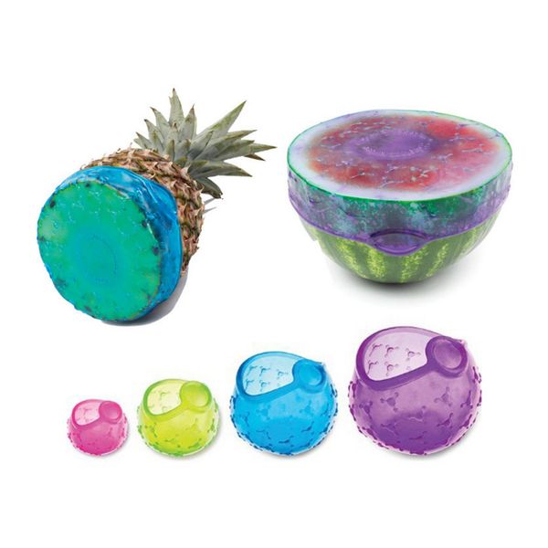 4pcs/set grade silicone fruit vegetables fresh keeping cover lid fresh bowl sealed cover melon stretch suction sealer
4pcs/set grade silicone fruit vegetables fresh keeping cover lid fresh bowl sealed cover melon stretch suction sealer