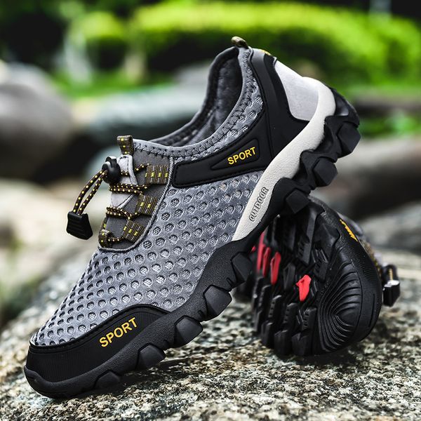 men casual shoes trend openwork shoes men fashion sneakers summer hiking light beach outdoor jogging big size, Black
men casual shoes trend openwork shoes men fashion sneakers summer hiking light beach outdoor jogging big size, Black