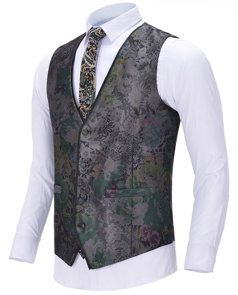 men's suit vest v neck grey retro noble casual pattern waistcoat formal business vest groomman for prom wedding evening vest, Black;white
men's suit vest v neck grey retro noble casual pattern waistcoat formal business vest groomman for prom wedding evening vest, Black;white