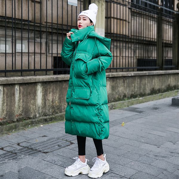 winter jacket women thick warm bread hooded parkas mujer loose casual solid long cotton padded outerwear coat female streetwear, Black
winter jacket women thick warm bread hooded parkas mujer loose casual solid long cotton padded outerwear coat female streetwear, Black