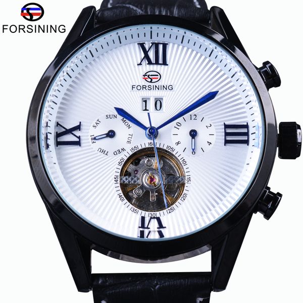 forsining classic blue hand tourbillion roman number calendar genuine leather automatic men mechanical watches brand luxury, Slivery;brown
forsining classic blue hand tourbillion roman number calendar genuine leather automatic men mechanical watches brand luxury, Slivery;brown
