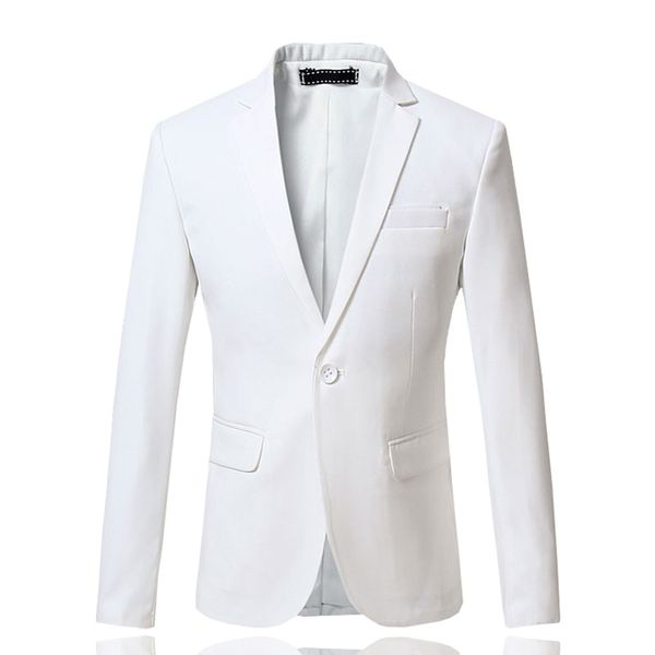 new arrival spring white formal dress blazers men solid slim fit v-neck mens blazer jacket casual social business suit jacket, White;black
new arrival spring white formal dress blazers men solid slim fit v-neck mens blazer jacket casual social business suit jacket, White;black