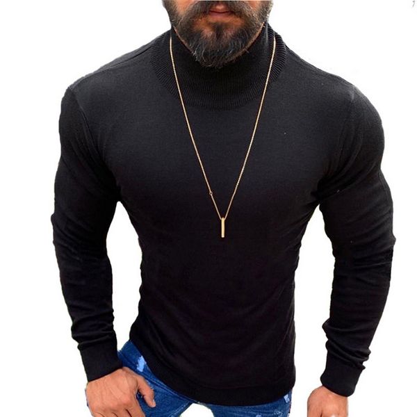 men fashion solid color knitted pullovers 2019 new males winter sweater warm turtleneck long sleeve casual slim fit sweaters, White;black
men fashion solid color knitted pullovers 2019 new males winter sweater warm turtleneck long sleeve casual slim fit sweaters, White;black