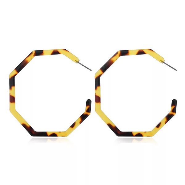 simple designer octagon dangle chandelier geometric earrings stud acrylic acetate leopard printing fashion women jewelry 6 colors, Silver
simple designer octagon dangle chandelier geometric earrings stud acrylic acetate leopard printing fashion women jewelry 6 colors, Silver