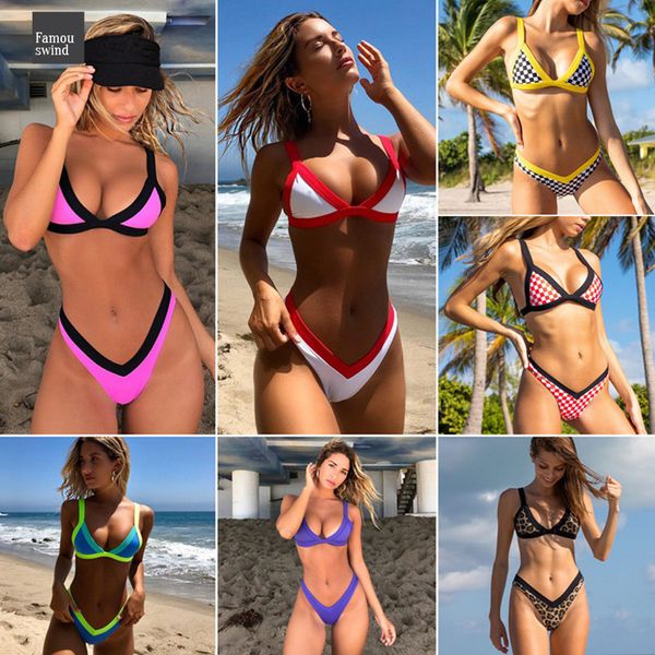 women swimwear swimming suit patchwork split type maillot backless mini high stretch waist bikini de biam femma bikinis swimsuit, White;black
women swimwear swimming suit patchwork split type maillot backless mini high stretch waist bikini de biam femma bikinis swimsuit, White;black