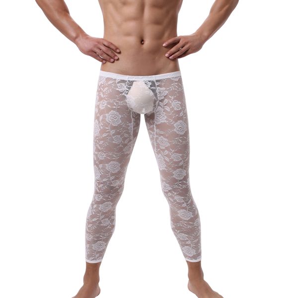 men long pants lace transparent printd gay underwear men tight legging long johns skinny fitness riding sleep bottoms, Black;brown
men long pants lace transparent printd gay underwear men tight legging long johns skinny fitness riding sleep bottoms, Black;brown