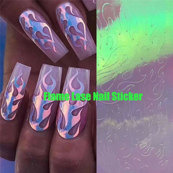 girl 16pcs nail art flame stickers reflection adhesive foils diy decoration new 3d manicure stickers glitter 2019 t6, Black
girl 16pcs nail art flame stickers reflection adhesive foils diy decoration new 3d manicure stickers glitter 2019 t6, Black