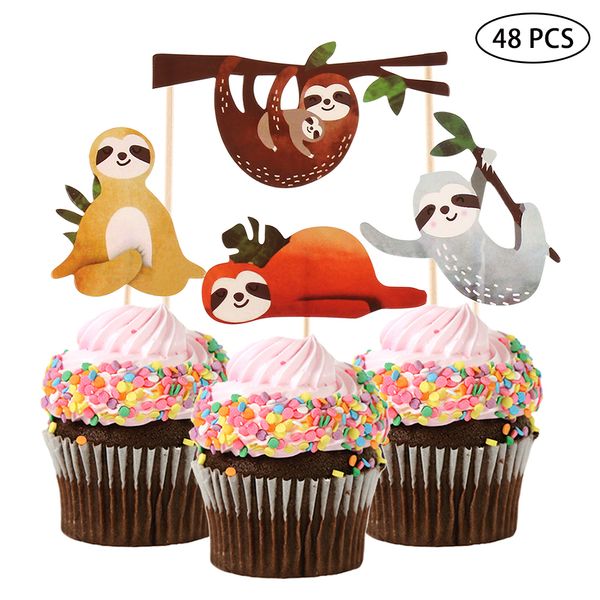 4pcs/set cute sloth creative cake er set cake insert card decor for birthday festival party
4pcs/set cute sloth creative cake er set cake insert card decor for birthday festival party