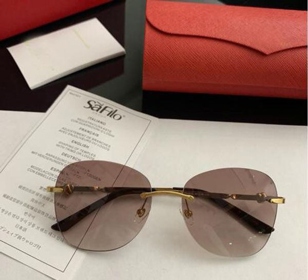 luxury women designer sunglasses square frameless glasses lens cutting specially designer eyewear uv400 protection come with box, White;black
luxury women designer sunglasses square frameless glasses lens cutting specially designer eyewear uv400 protection come with box, White;black