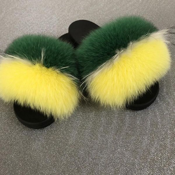 new fur slippers real fur slippers slides plus raccoon flip flops fluffy popular sandals shoes ladies size, Black
new fur slippers real fur slippers slides plus raccoon flip flops fluffy popular sandals shoes ladies size, Black
