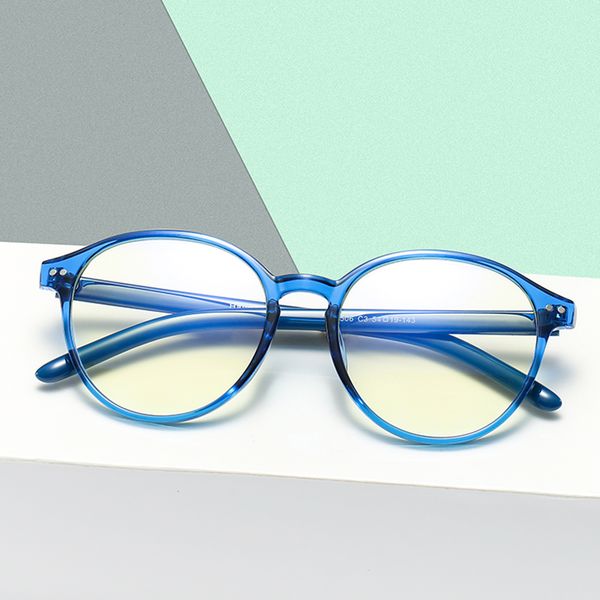 2020 new ultra light product anti blue ray round frame glasses frame tr90 blue computer optical eyeglasses, Black
2020 new ultra light product anti blue ray round frame glasses frame tr90 blue computer optical eyeglasses, Black
