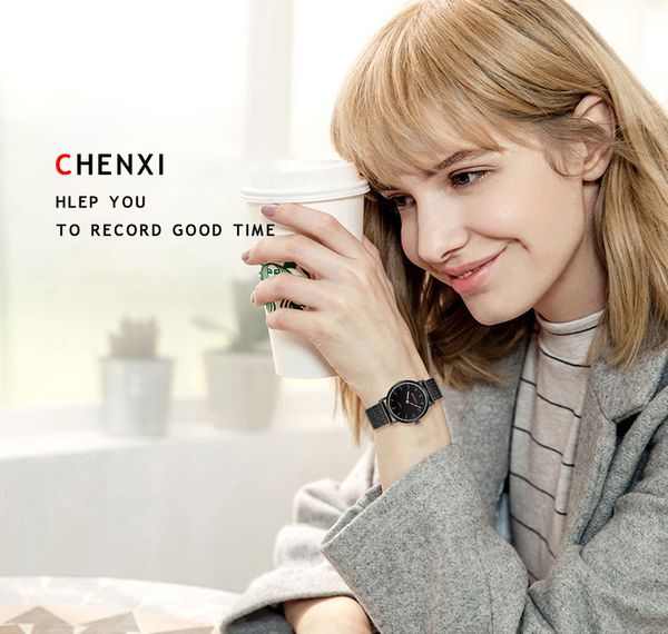 chenxi brand black women watches women's fashion watch ultra thin quartz watches jewelry bracelet relogio femini262p, Slivery;brown
chenxi brand black women watches women's fashion watch ultra thin quartz watches jewelry bracelet relogio femini262p, Slivery;brown