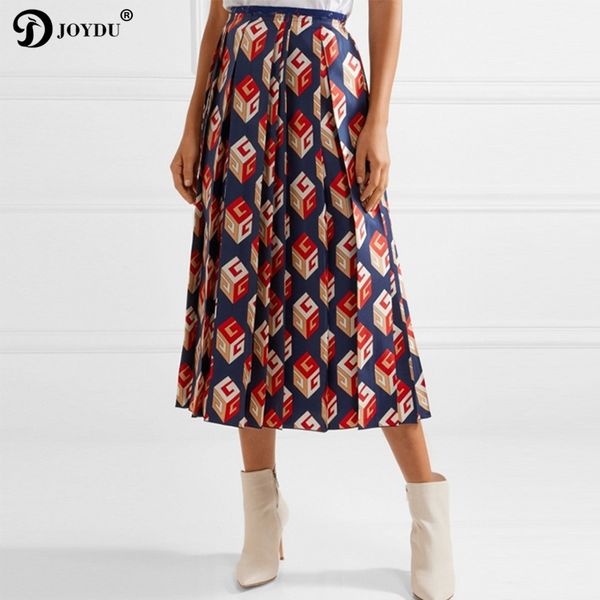 joydu runway design midi skirts womens european zipper geometric print fashion pleated skirts 2018 vintage skirt jupe faldas, Black
joydu runway design midi skirts womens european zipper geometric print fashion pleated skirts 2018 vintage skirt jupe faldas, Black