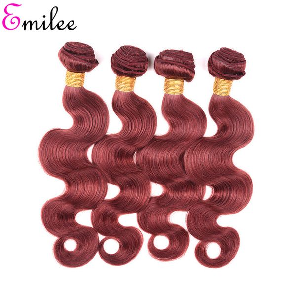 emilee pre-colored #33 human hair weave peruvian body wave hair #33 rich burgundy hair weave 1/3/4 bundles, Black
emilee pre-colored #33 human hair weave peruvian body wave hair #33 rich burgundy hair weave 1/3/4 bundles, Black