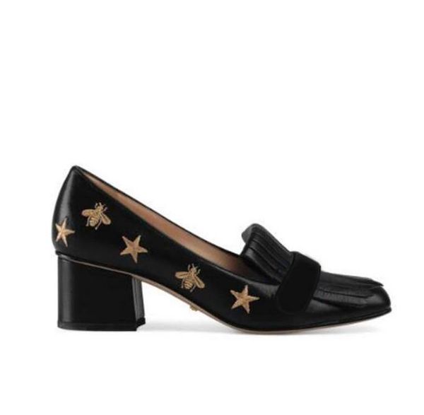 leather 2020 gold heeled loafer-style pump women pointed toe chunky heels elegant ladies shoes shallow woman metal buckle pumps, Black
leather 2020 gold heeled loafer-style pump women pointed toe chunky heels elegant ladies shoes shallow woman metal buckle pumps, Black