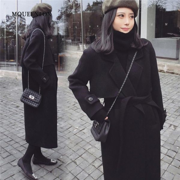 winter long woolen coat women 2019 black adjustable waist women woolen coat outerwear casual loose winter coats female xs-2xl
winter long woolen coat women 2019 black adjustable waist women woolen coat outerwear casual loose winter coats female xs-2xl