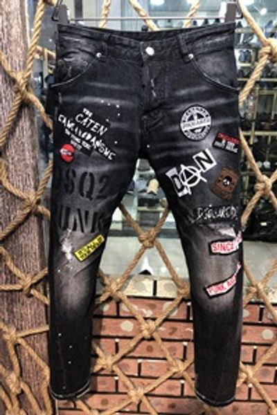 jeans mens distressed ripped biker jeans slim fit motorcycle biker denim fashion designer pants hip hop mens jeans, Blue
jeans mens distressed ripped biker jeans slim fit motorcycle biker denim fashion designer pants hip hop mens jeans, Blue