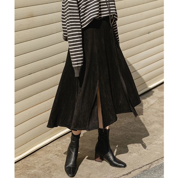 vintage skirt for women asymmetric solid color black midi a line skirts 2019 winter female streetwear
vintage skirt for women asymmetric solid color black midi a line skirts 2019 winter female streetwear