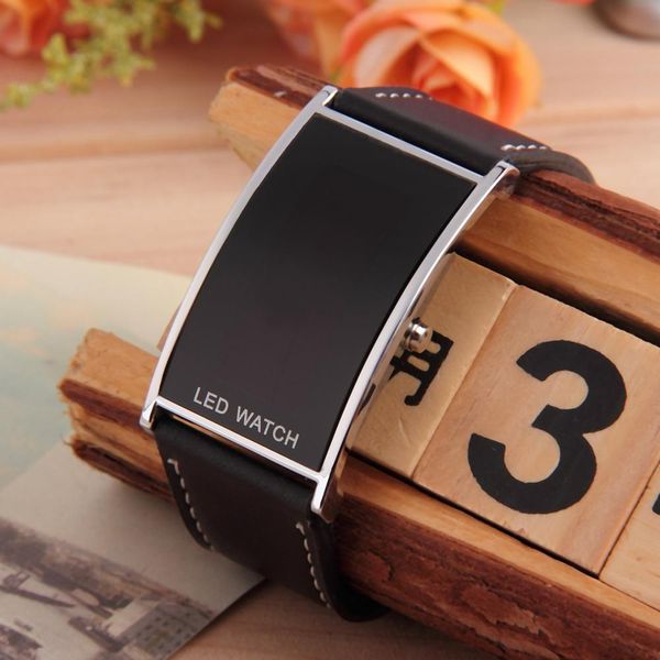 2019 fashion casual bridge dial led watch men women leather digital watches couple electronic wristwatch men clock relogio m, Slivery;brown
2019 fashion casual bridge dial led watch men women leather digital watches couple electronic wristwatch men clock relogio m, Slivery;brown