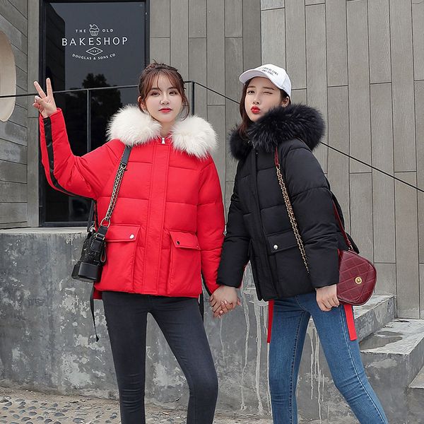 chic fur coat hooded winter down coat jacket thick warm loose cotton padded wadded parkas casaco feminino abrigos mujer invierno, Black
chic fur coat hooded winter down coat jacket thick warm loose cotton padded wadded parkas casaco feminino abrigos mujer invierno, Black