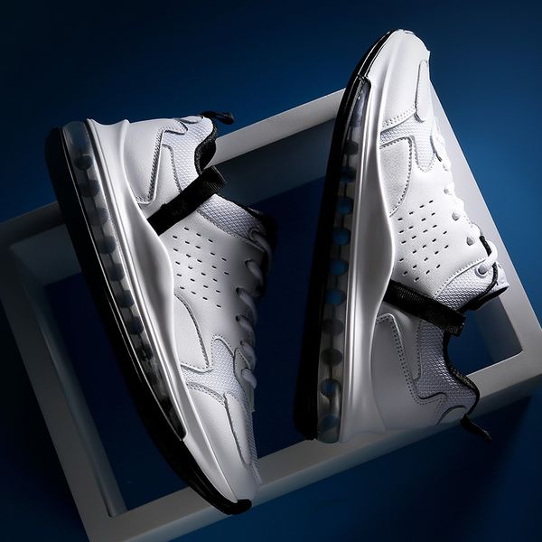 men korean version of breathable casual shoes with solid color men wear sports shoes nice new air cushion casual, Black
men korean version of breathable casual shoes with solid color men wear sports shoes nice new air cushion casual, Black