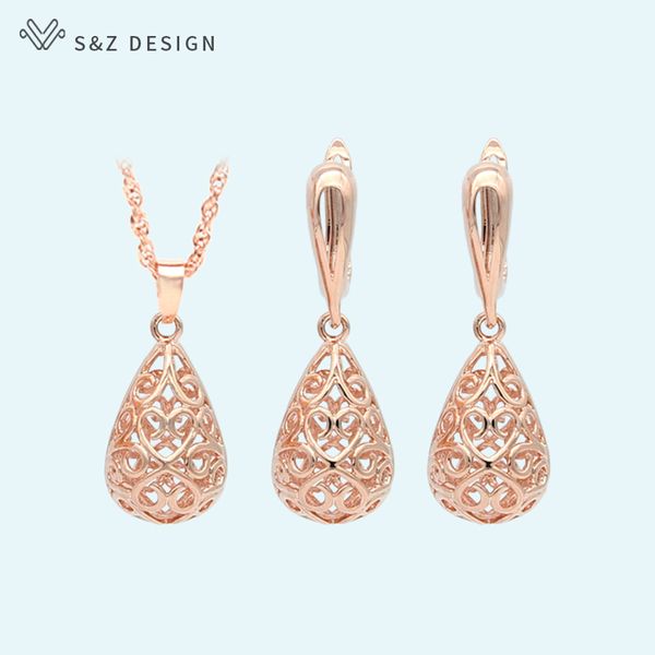 s&z design bohemia fashion hollow heart water drop metal dangle earrings jewelry sets 585 rose gold for women wedding jewelry, Silver
s&z design bohemia fashion hollow heart water drop metal dangle earrings jewelry sets 585 rose gold for women wedding jewelry, Silver