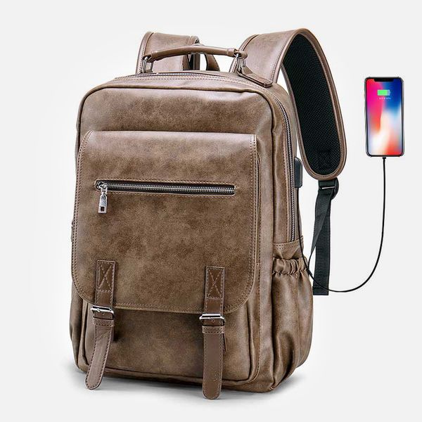 business men backpack 15.6 inches lapbags pu leather school backpacks for man waterproof travel bag solid male backpacks
business men backpack 15.6 inches lapbags pu leather school backpacks for man waterproof travel bag solid male backpacks