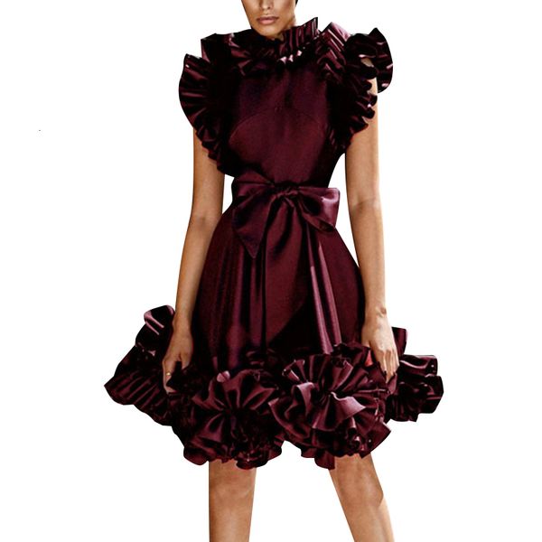 patchwork bowknot ruffle women's dress o neck sleeveless high waist lace up autumn dresses female 2020 fashion clothing, White
patchwork bowknot ruffle women's dress o neck sleeveless high waist lace up autumn dresses female 2020 fashion clothing, White