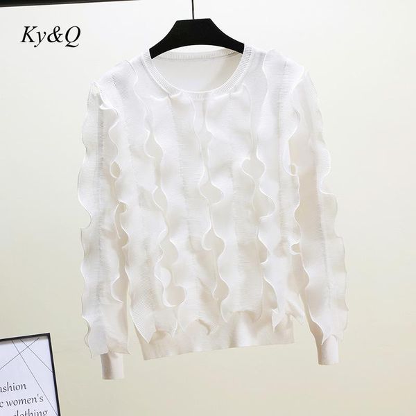 brand design 2019 winter fashion round neck lace patchwork ruffles casual sweet black white long-sleeved sweater women's clothes, White;black
brand design 2019 winter fashion round neck lace patchwork ruffles casual sweet black white long-sleeved sweater women's clothes, White;black