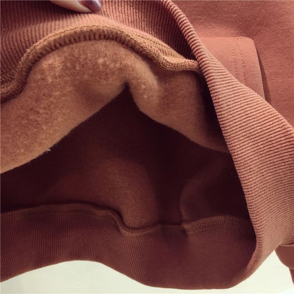 hoodies women korean style thickening hooded harajuku loose casual fashion womens clothing solid color simple autumn students, Black
hoodies women korean style thickening hooded harajuku loose casual fashion womens clothing solid color simple autumn students, Black