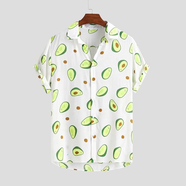 hawaiian shirts mens funny avocado printed turn down collar short sleeve casual shirts men button streetwear beach shirts camisa, White;black
hawaiian shirts mens funny avocado printed turn down collar short sleeve casual shirts men button streetwear beach shirts camisa, White;black