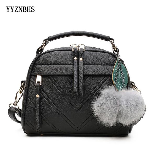 fashion pu leather handbag for women girl messenger bags with ball toy bolsa female shoulder bag ladies party handbags black sac
fashion pu leather handbag for women girl messenger bags with ball toy bolsa female shoulder bag ladies party handbags black sac