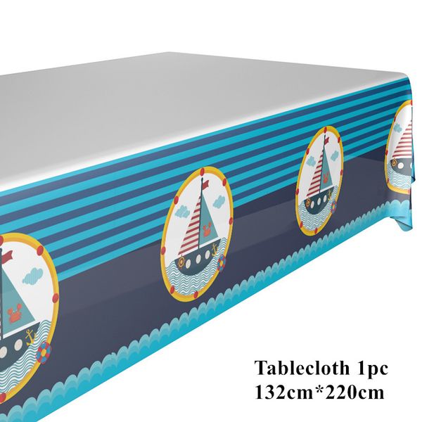 132cm*220cm nautical theme disposable tablecloths for kids birthday party decoration marine blue boat table cover party supplies
132cm*220cm nautical theme disposable tablecloths for kids birthday party decoration marine blue boat table cover party supplies