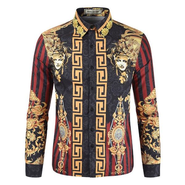 long sleeve dress luxurys camisas de hombre man tee shirts casual fashion men clothing men's designers mens polo shirt 2021 crop simpli, White;black
long sleeve dress luxurys camisas de hombre man tee shirts casual fashion men clothing men's designers mens polo shirt 2021 crop simpli, White;black