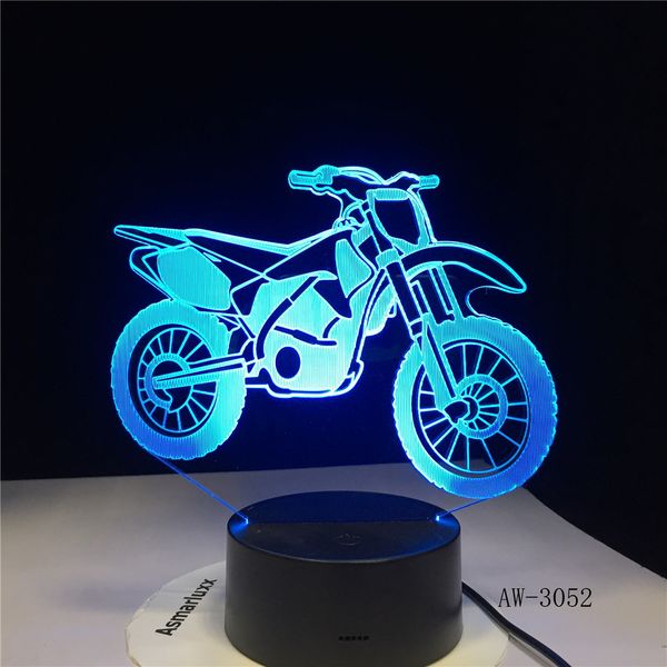 3d-3052 motorcycle model 3d illusion led lamp colorful touch nightlight flash lighting glow in the dark motor toys
3d-3052 motorcycle model 3d illusion led lamp colorful touch nightlight flash lighting glow in the dark motor toys