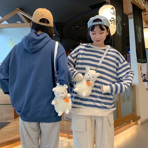 2020 new ladies plush bag girl cute little sheep casual cartoon fashion messenger bag ladies
2020 new ladies plush bag girl cute little sheep casual cartoon fashion messenger bag ladies