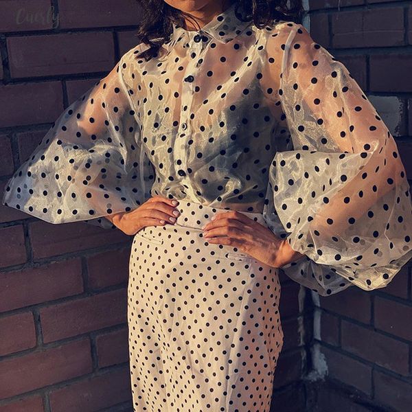 fashion women lantern long sleeve mesh sheer blouses shirts see through blouse black white female shirts lapel neck blusa mujer
fashion women lantern long sleeve mesh sheer blouses shirts see through blouse black white female shirts lapel neck blusa mujer