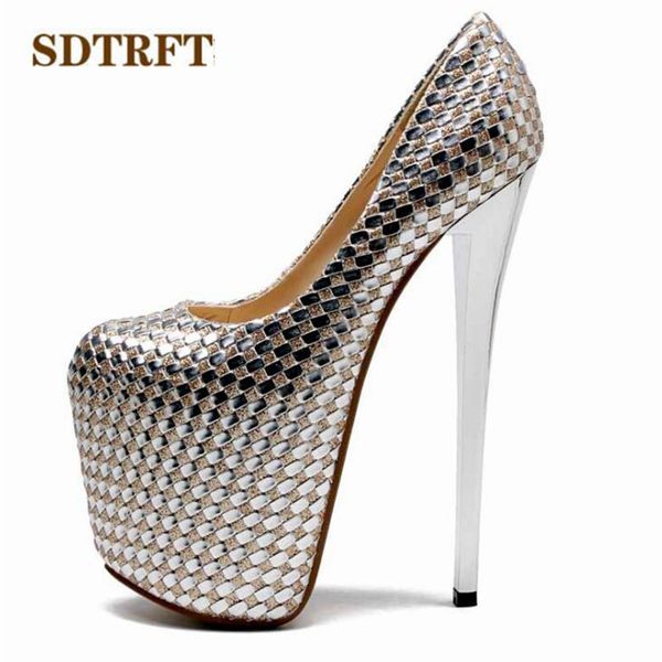 sdtrft sliver wedding pumps ladies platform shoes woman 19cm ultra high thin heels zapatos mujer single party stiletto us15 16, Black
sdtrft sliver wedding pumps ladies platform shoes woman 19cm ultra high thin heels zapatos mujer single party stiletto us15 16, Black