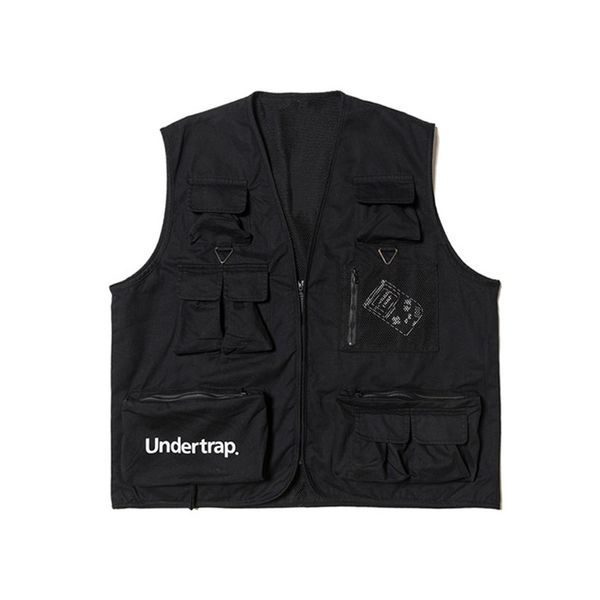 multi pockets gilet in black hip hop vest jackets sleeveless men women streetwear vest man clothing, Black;white
multi pockets gilet in black hip hop vest jackets sleeveless men women streetwear vest man clothing, Black;white