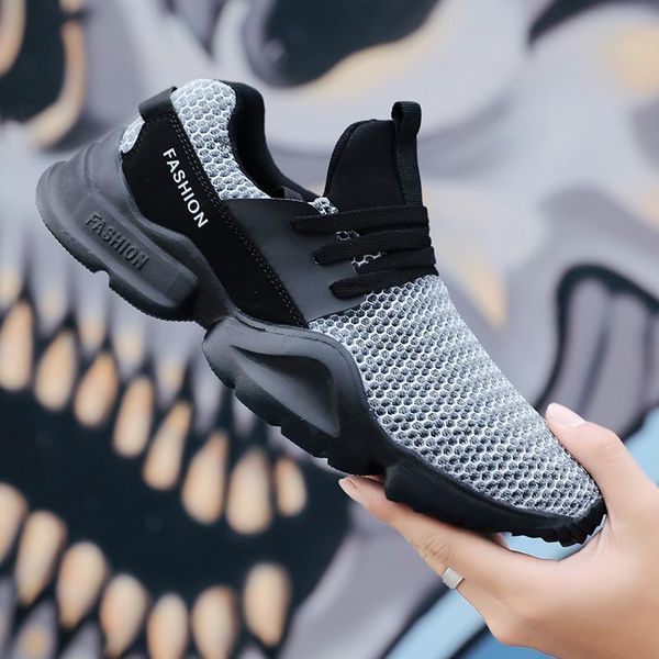 ultra light running shoes plus size 39-46 men sport shoes outdoor jogging footwear male height increasing shoes, Black;white