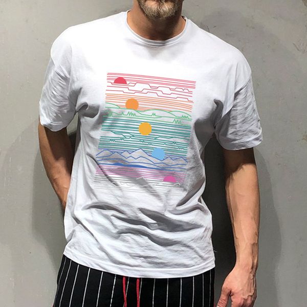 mens designer tshirts fashion sunrise sunset printed summer short sleeve casual plus size mens tshirts, White;black
mens designer tshirts fashion sunrise sunset printed summer short sleeve casual plus size mens tshirts, White;black