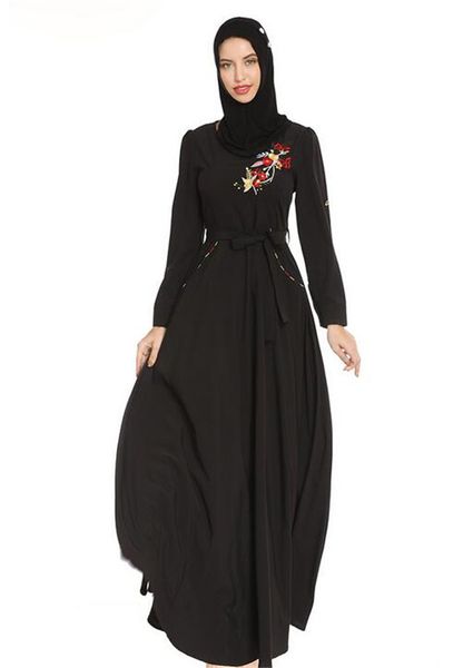muslim women skirt women cross-border large size dress 2020 retro hand-embroidered long-sleeved black dress, Red
muslim women skirt women cross-border large size dress 2020 retro hand-embroidered long-sleeved black dress, Red