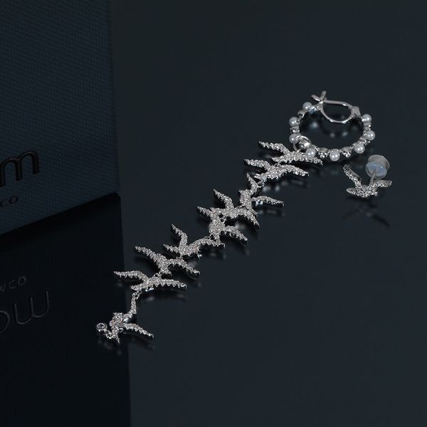 2019 new arrival dubai 925 sterling sliver tassel swallow long earrings brand original irregular earrings for women lady wedding, Silver
2019 new arrival dubai 925 sterling sliver tassel swallow long earrings brand original irregular earrings for women lady wedding, Silver