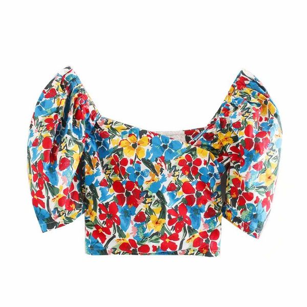 new 2020 women cross v neck flower print casual slim smock blouse ladies puff sleeve back elastic shirts chic blusas ls6572, White
new 2020 women cross v neck flower print casual slim smock blouse ladies puff sleeve back elastic shirts chic blusas ls6572, White