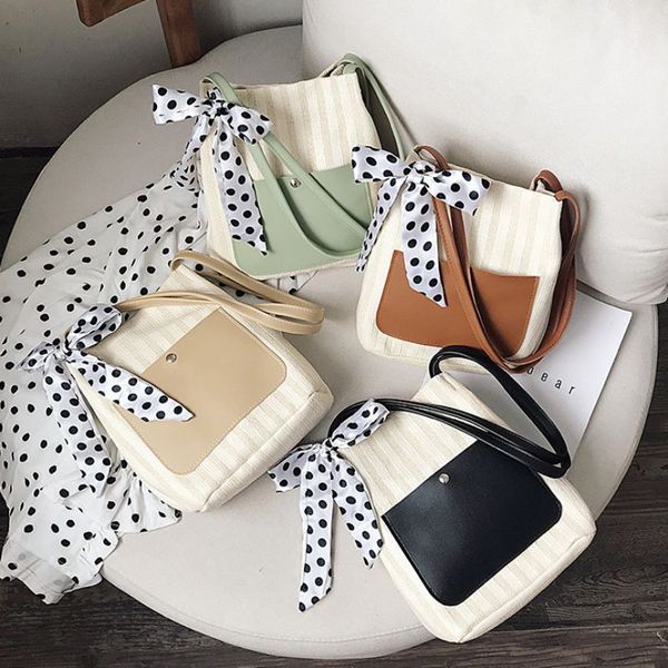 women's handbags fashion casual color block straw woven bags daily wild shoulder bags large capacity shopping bag with scarf
women's handbags fashion casual color block straw woven bags daily wild shoulder bags large capacity shopping bag with scarf