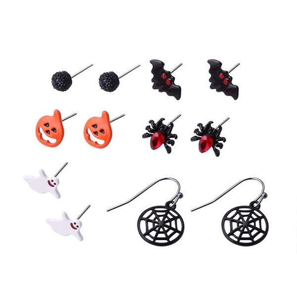 acrylic horror festival party stud earrings pumpkin spooky spider decorative stud earrings for women creative jewelry earring, Golden;silver
acrylic horror festival party stud earrings pumpkin spooky spider decorative stud earrings for women creative jewelry earring, Golden;silver