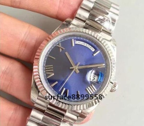 men's luxury sports watch daydate 228239 40mm blue dial asian 2836 automatic movement silver 316 quality stainless steel sapphire, Slivery;brown
men's luxury sports watch daydate 228239 40mm blue dial asian 2836 automatic movement silver 316 quality stainless steel sapphire, Slivery;brown