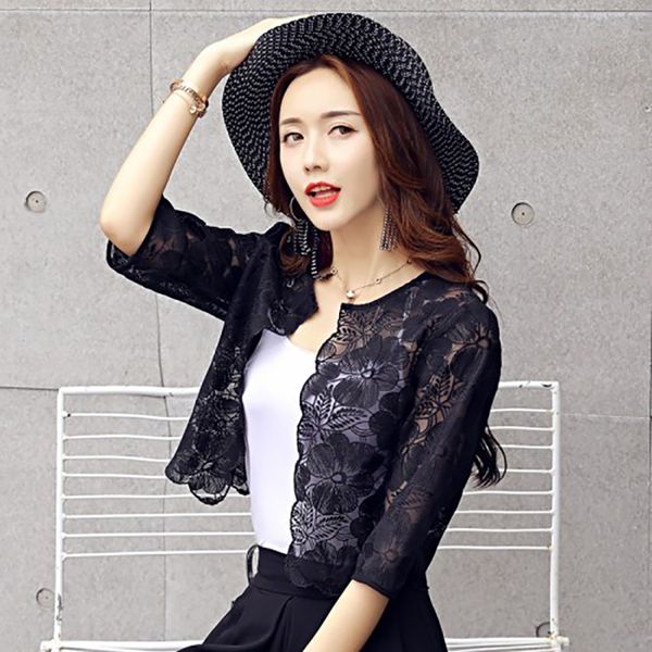 2019 summer organza thin short jacket women embroidery lace women basic coats cardigan bomber jacket female thin, Black;brown
2019 summer organza thin short jacket women embroidery lace women basic coats cardigan bomber jacket female thin, Black;brown